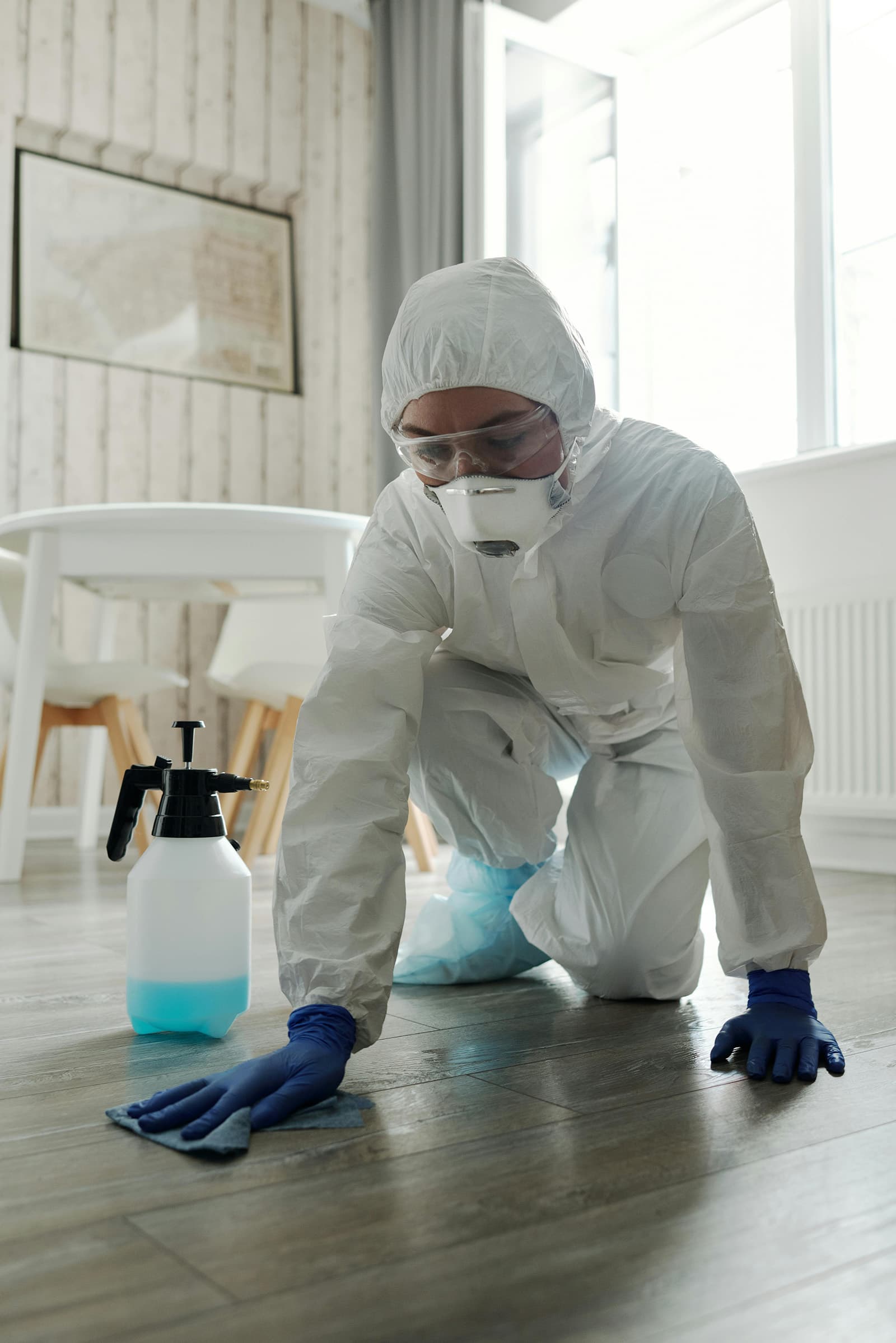 Surrey Mold Removal certified technician on site at a residential mold assessment